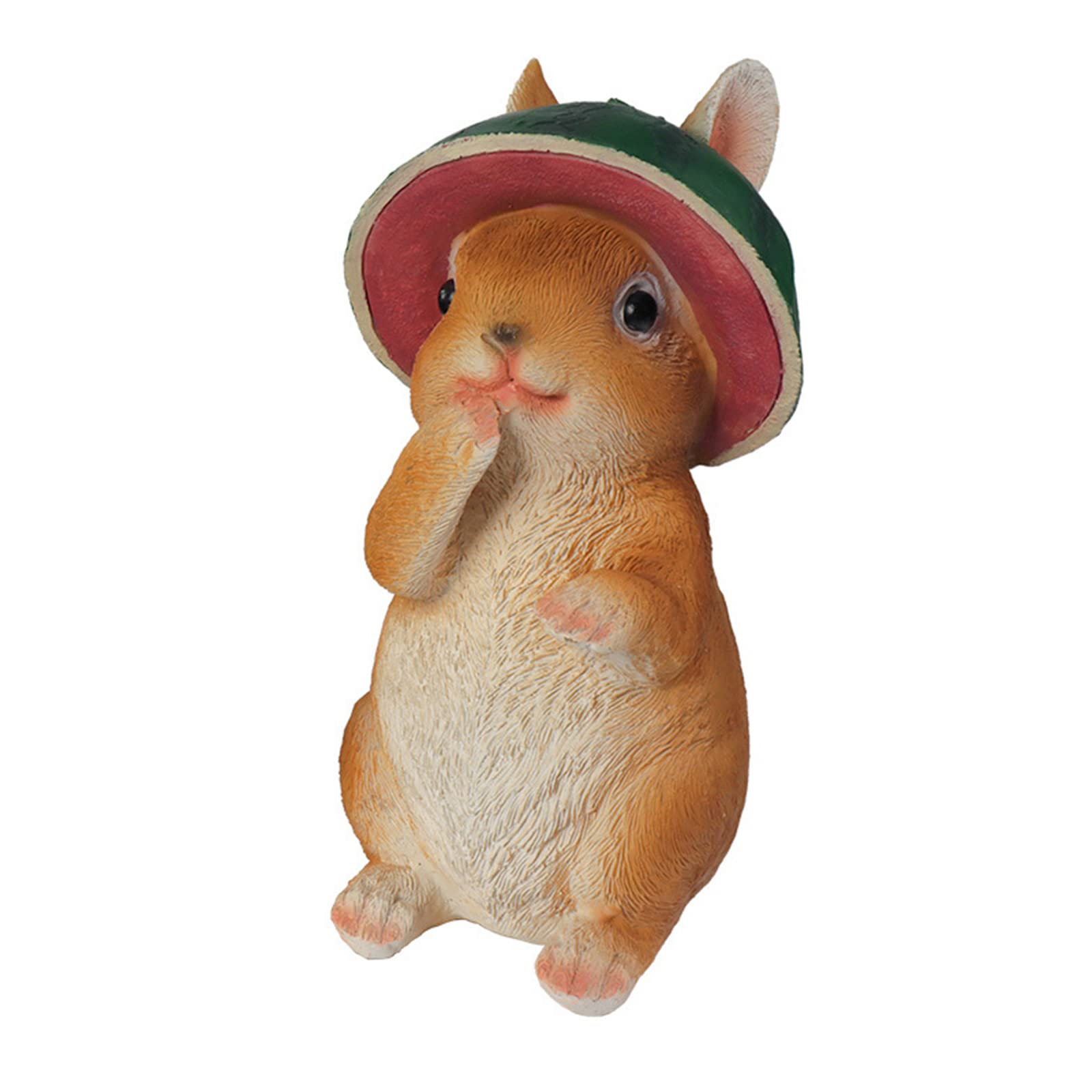 Easter Bunny Garden Statue - Outdoor Rabbit Sculpture for Easter Decor, Resin Bonsai Ornament, Miniature Figurine for Patio, Yard & Table Decoration (Smile Design, One Size) - Perfect for Spring Gardens, Easter Celebrations & Home Décor