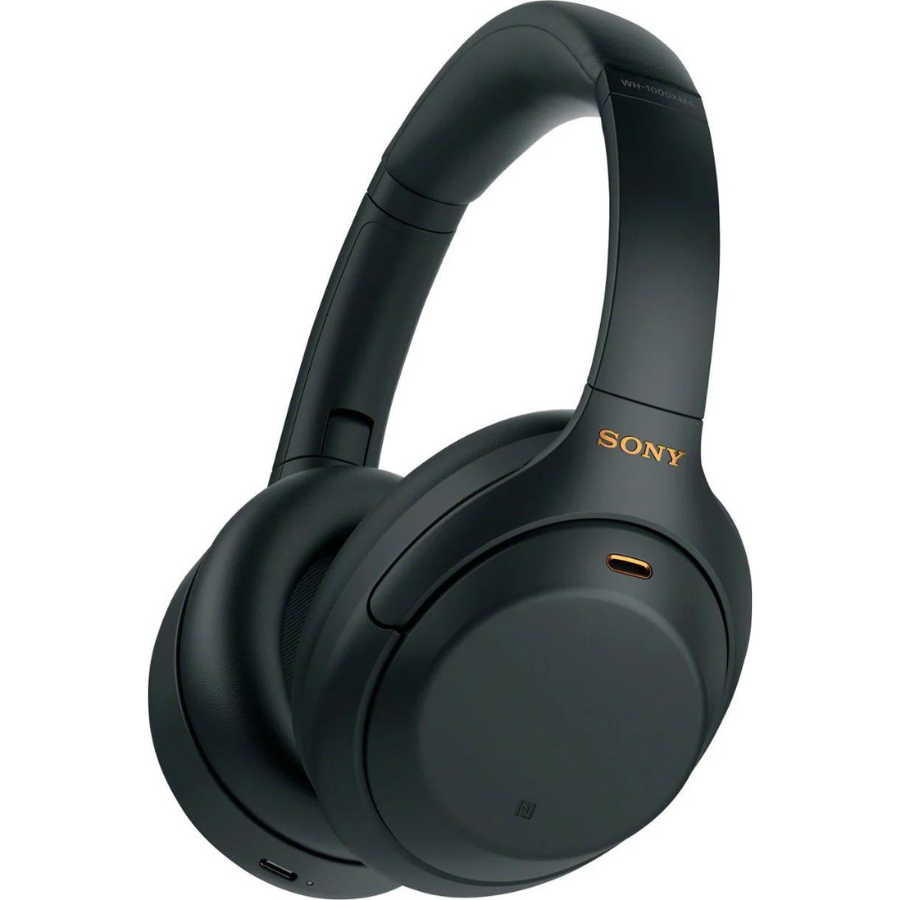 Sony WH1000XM4 Wireless Noise Cancelling Over-Ear Headphones with Mic - Premium Bluetooth Headset for Travel, Work & Music (New Model)