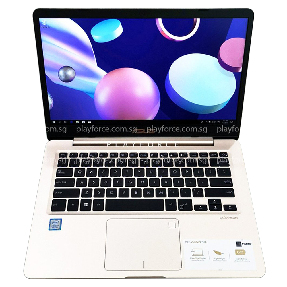 ASUS VivoBook S14 Laptop - Intel Core i7-8550U, 8GB RAM, 512GB SSD, 14