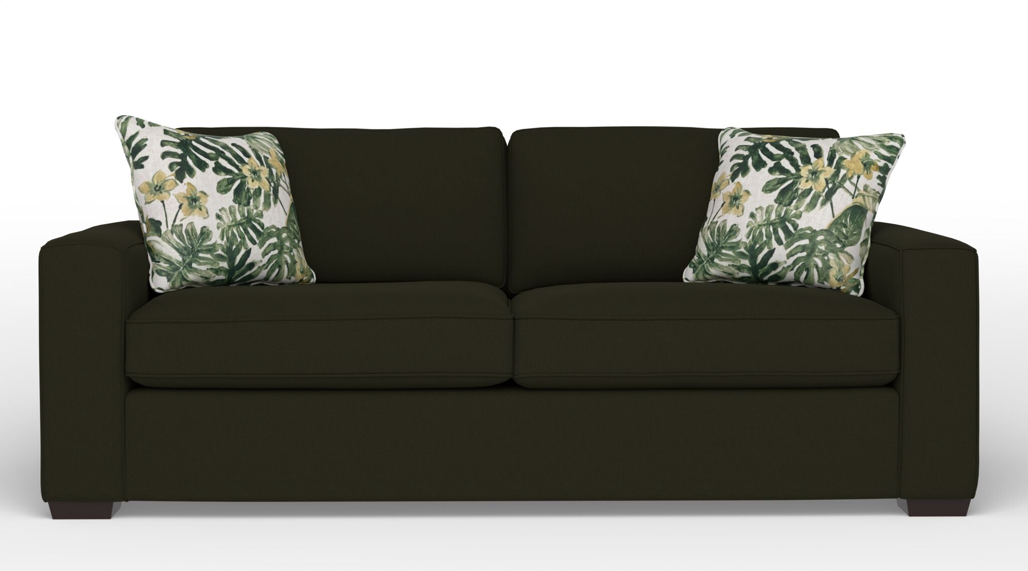 Celeste Sofa in Lido Green - Modern Mid-Century Living Room Furniture for Small Spaces & Apartments