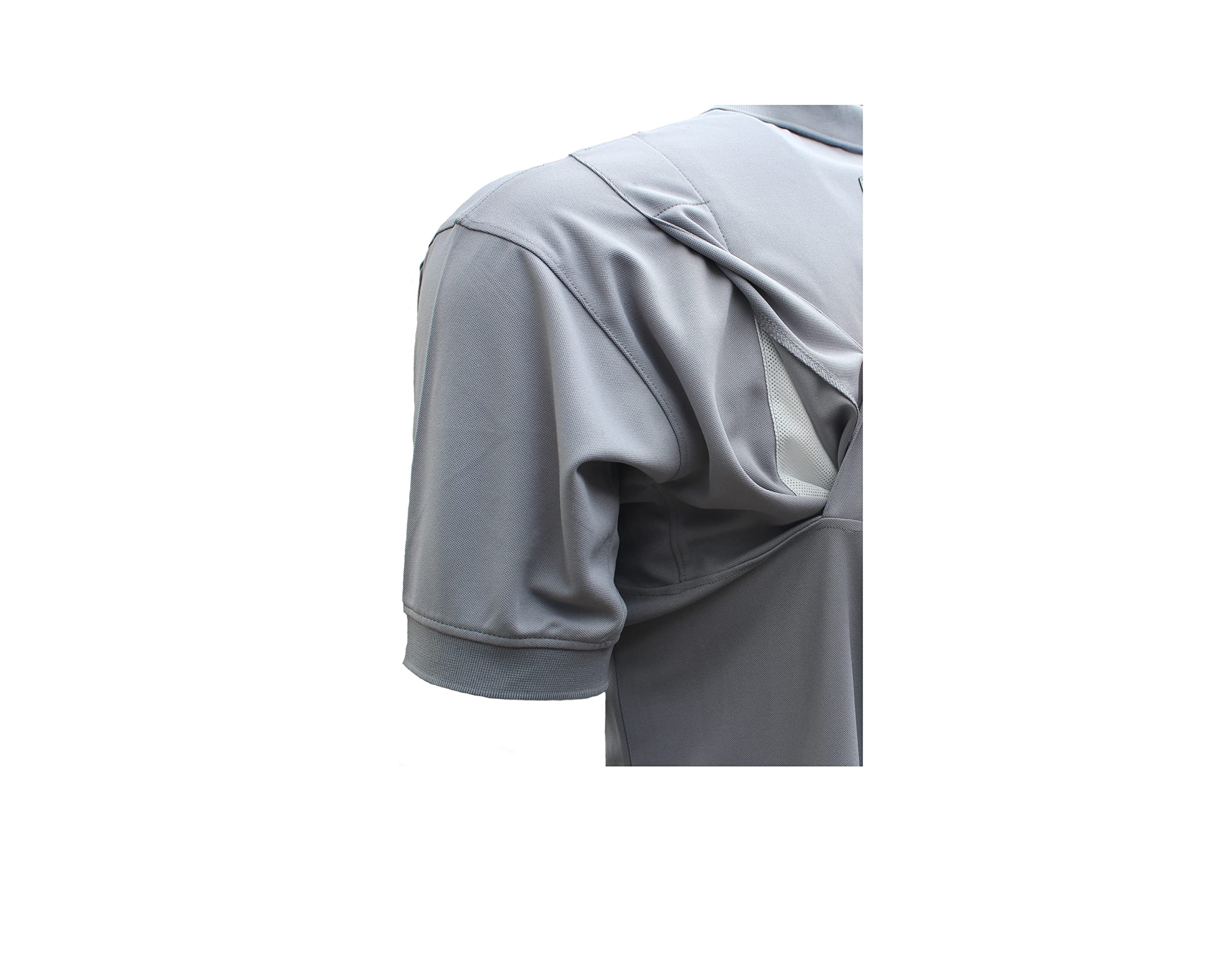 Breathable Men's Vented Back Polo Shirt - Moisture Wicking & Comfort Fit for Golf, Tennis & Casual Wear
