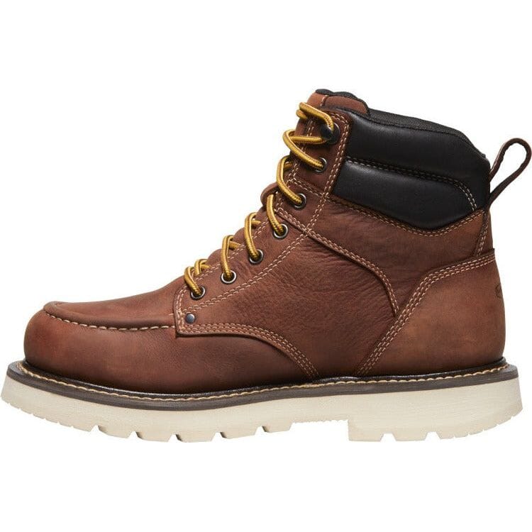 KEEN CINCINNATI 6 Waterproof Work Boots for Men - Soft Toe, Medium & Wide Width, 90° Heel - Ideal for Construction, Hiking & Outdoor Work