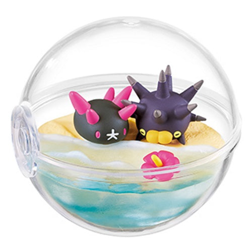 Pokemon Terrarium Collection - Happy Days Re-Ment 2.5 Inch Miniature Collectible Figures | Cute Desk Decor for Pokemon Fans & Office Display