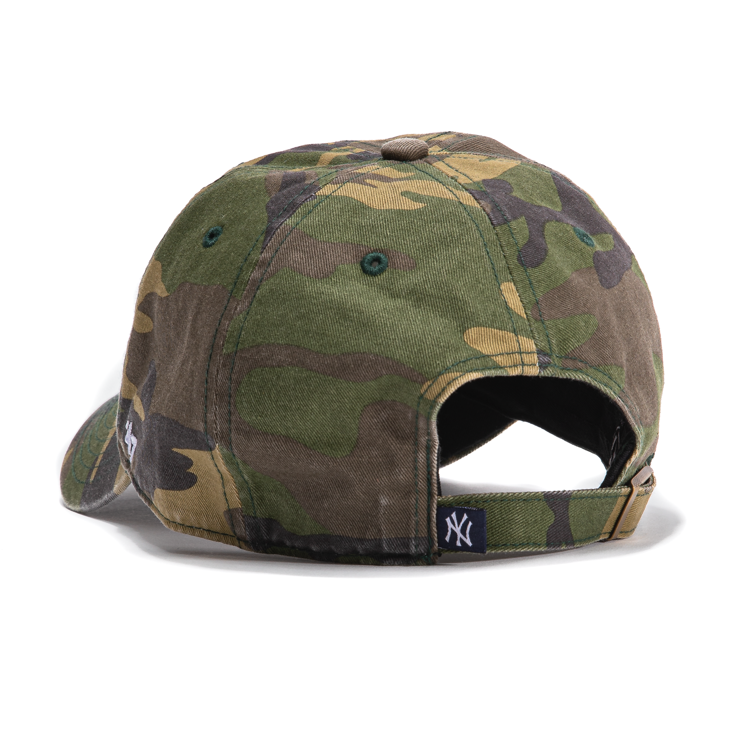 New York Yankees Adjustable Camo Baseball Cap - 47 Brand Cleanup Hat for Men & Women - Perfect for Games, Outdoor Activities & Casual Wear