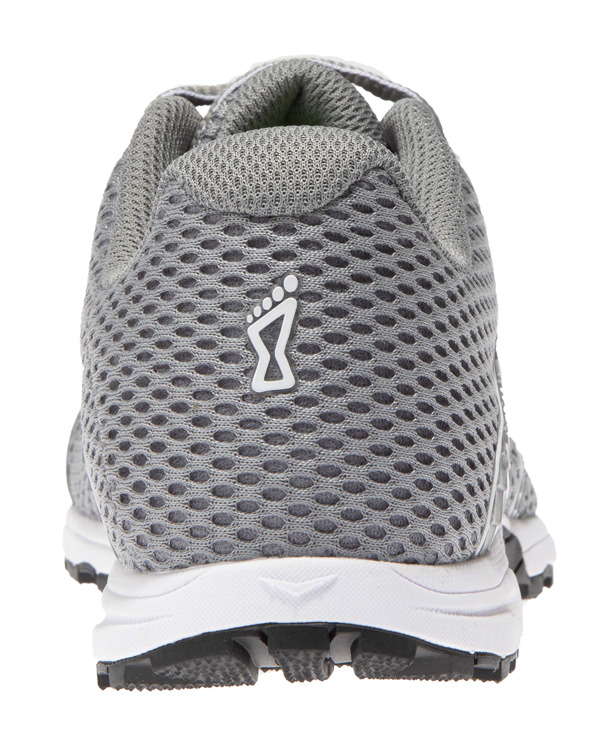 Innov-8 Women's F-Lite G 230 Running Shoes - Grey/White | Size 10.5 Wide US | Lightweight Trail & Gym Training Shoes for Women