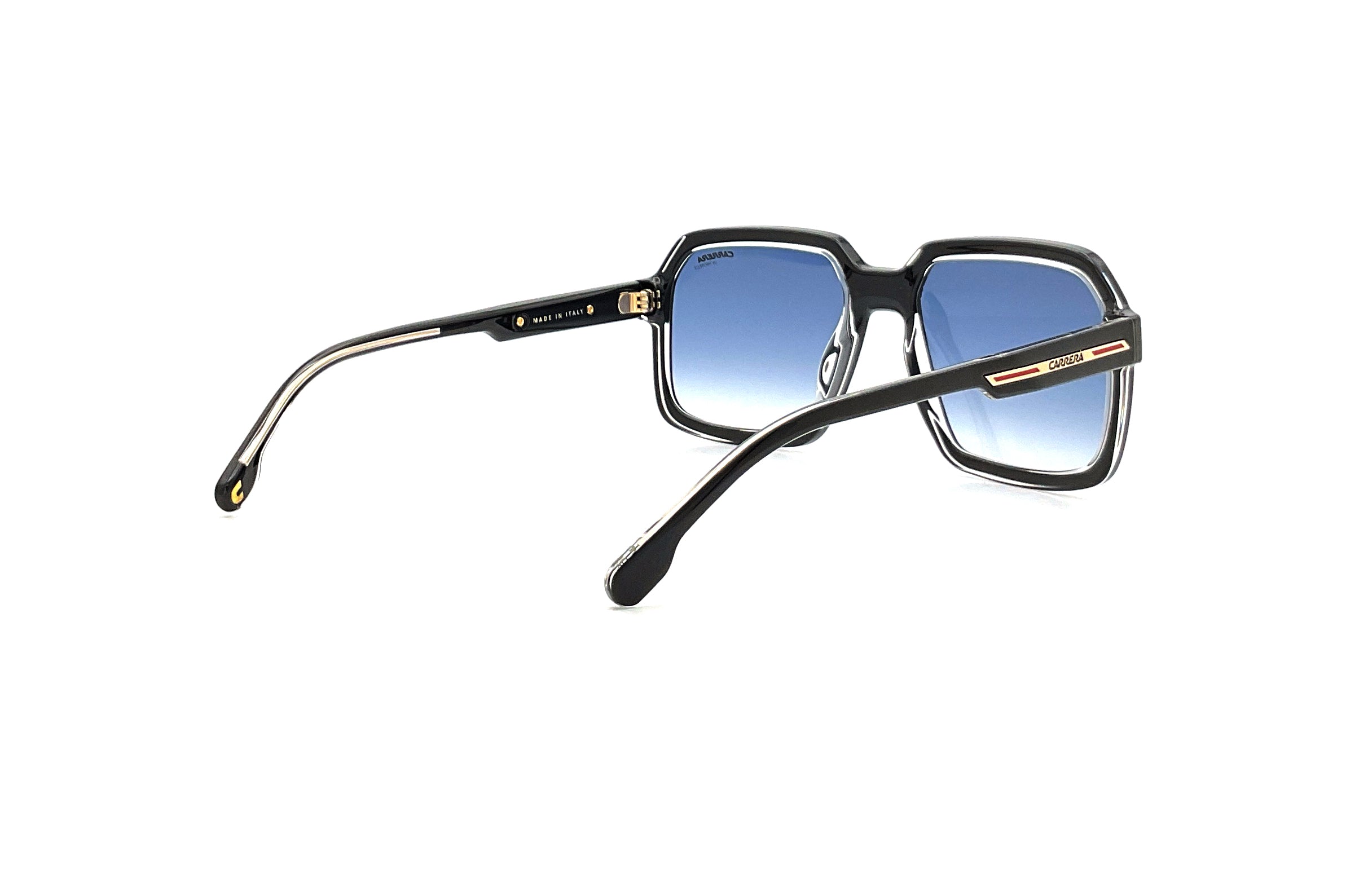 Carrera Victory C 08/S Sunglasses - Black Crystal Frame for Men & Women - UV Protection, Stylish & Lightweight - Perfect for Driving, Outdoor Sports & Fashion