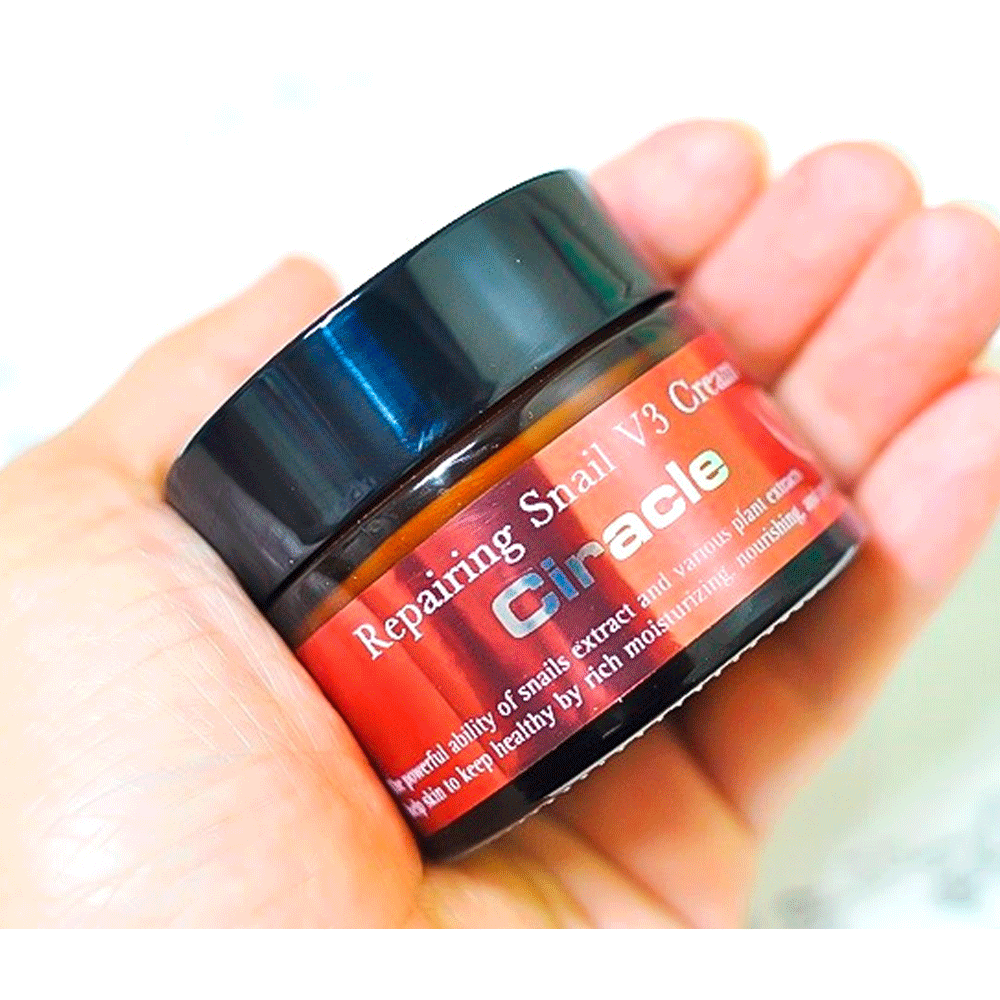 Ciracle Repairing Snail V3 Cream 50ml - Korean Snail Mucin Moisturizer for Dry Skin, Wrinkles & Acne Scars | Night Cream & Day Cream for Face Care Routine