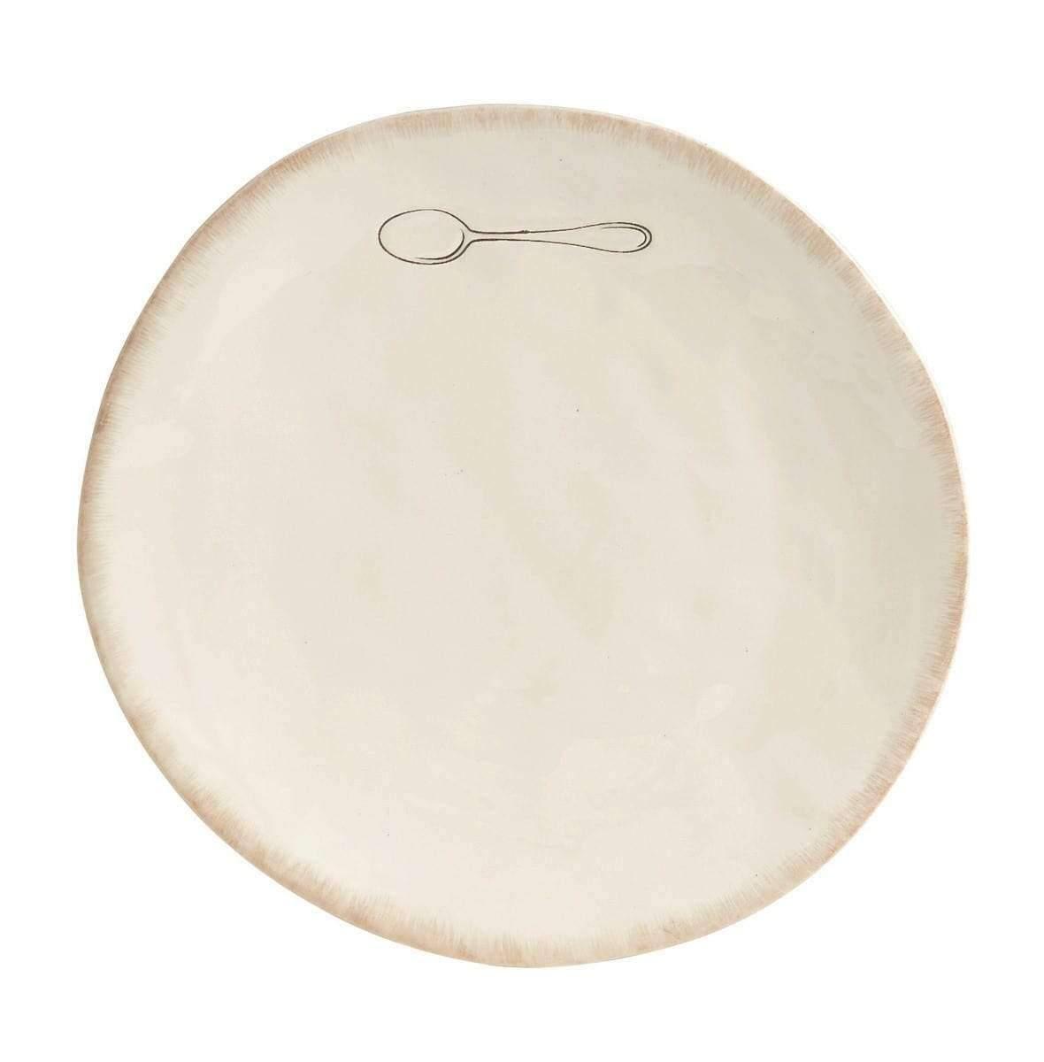 Vintage White Distressed Farmhouse Dinnerware Set - Rustic Ceramic Plates & Bowls for Farmhouse, Cottage, and Country Style Dining - Perfect for Everyday Meals, Entertaining, and Photo Styling