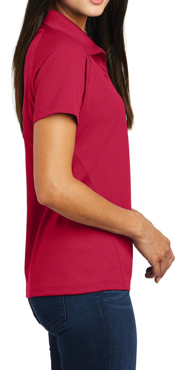 Women's Dri-Mesh Pro Polo Shirt - Moisture Wicking & Breathable Performance Top for Golf, Tennis & Active Lifestyle