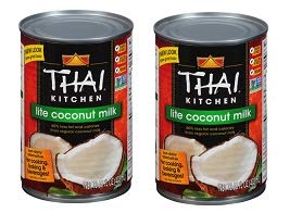 Organic Gluten-Free Lite Coconut Milk, 13.66 Fl Oz (Pack of 2) - Fresh Pressed, Dairy-Free, Vegan, Paleo & Keto Friendly - Perfect for Smoothies, Baking, Coffee Creamer & Asian Cooking