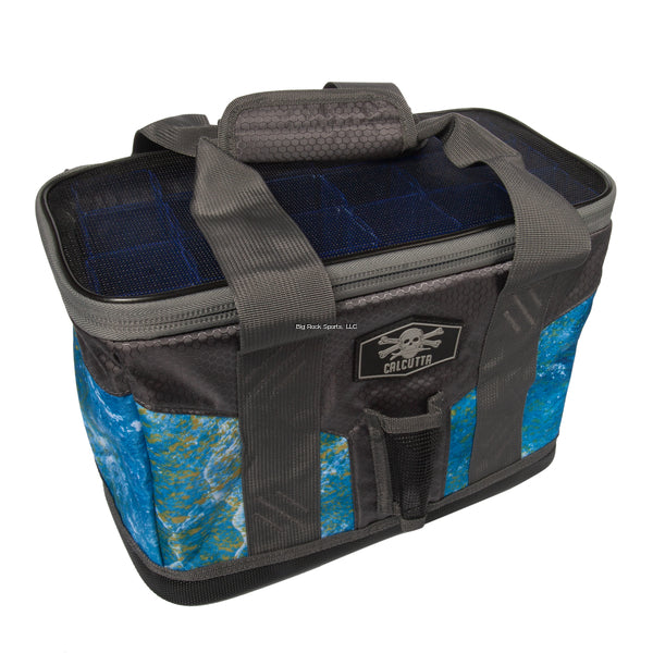 Calcutta Squall Jig Tube Bag in Mossy Oak Shoreline Camo - Durable Fishing Tackle Storage for Saltwater & Freshwater Anglers - Perfect for Boat, Kayak and Shore Fishing Trips