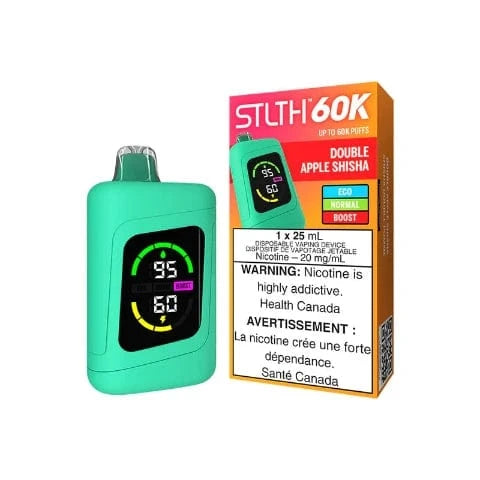 STLTH 60K Disposable Vape - 60000 Puffs & 25mL E-Liquid Capacity - Long-Lasting Flavored Vape Pen for All-Day Use | Perfect for Travel, Parties, and On-the-Go Vaping