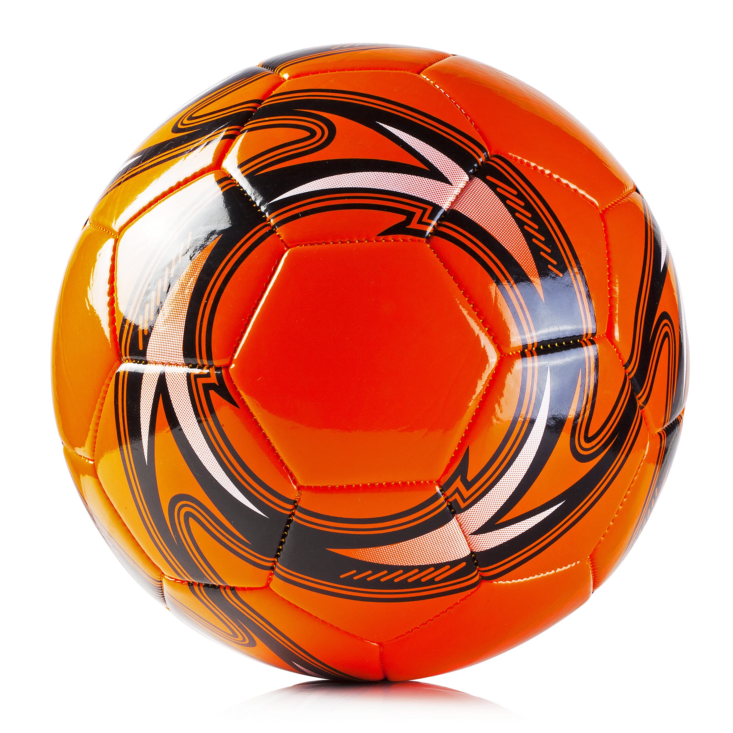 Western Star Official Match Soccer Ball - Size 3, 4 & 5 for Youth & Adult Players - Durable Helix Design in 5 Colors - Perfect for Training, Matches & Soccer Gifts - Indoor/Outdoor Use for Practice & Games