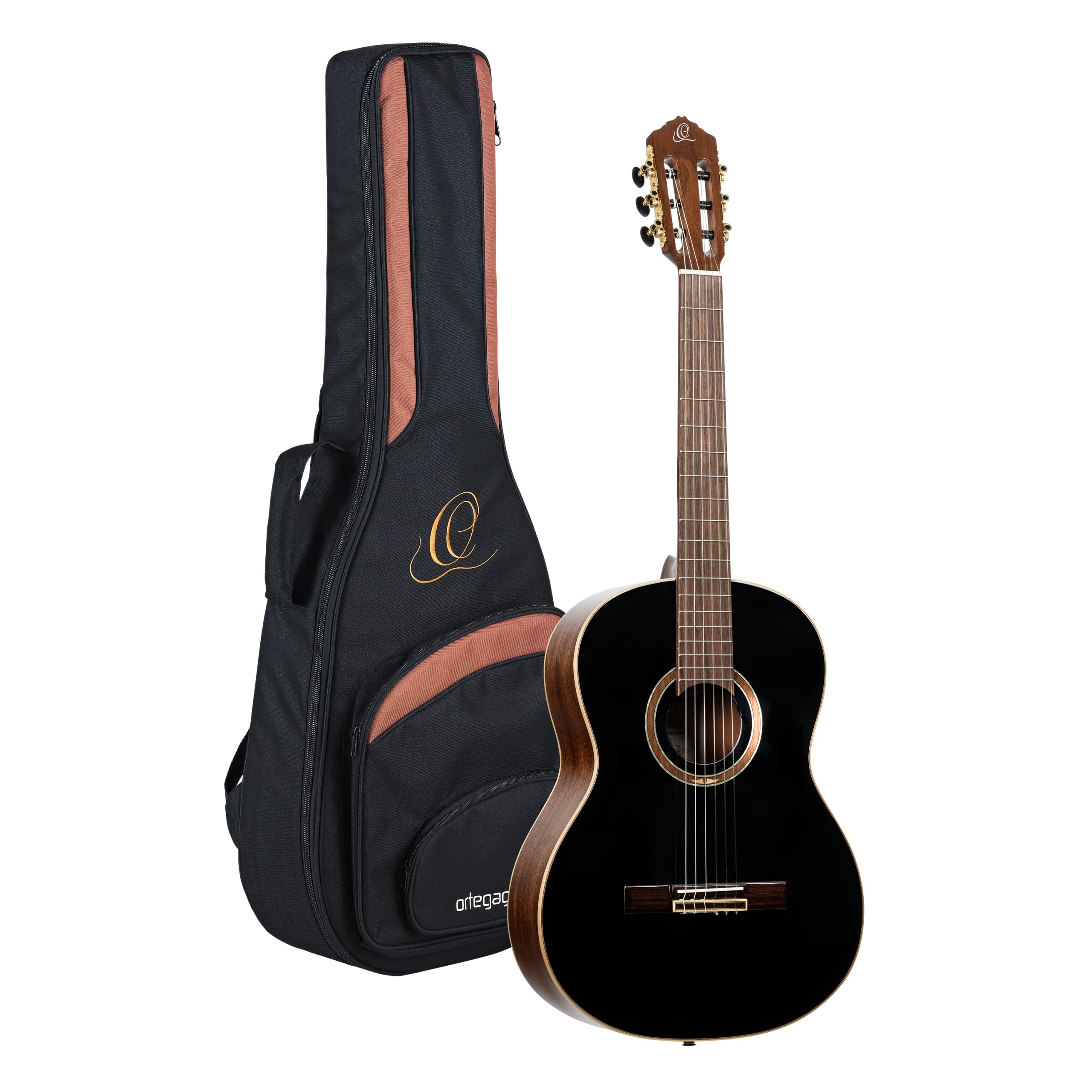 Ortega 6-String Nylon Acoustic Guitar - Perfect for Beginners, Classical & Flamenco Music Practice, Home & Studio Use