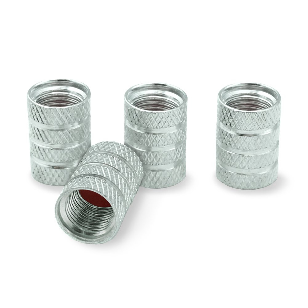 Justice League Wonder Woman Logo Aluminum Valve Stem Caps - DC Comics Superhero Car Accessories for Wheels & Rims - Perfect for DC Fans, Car Enthusiasts & Movie Collectors