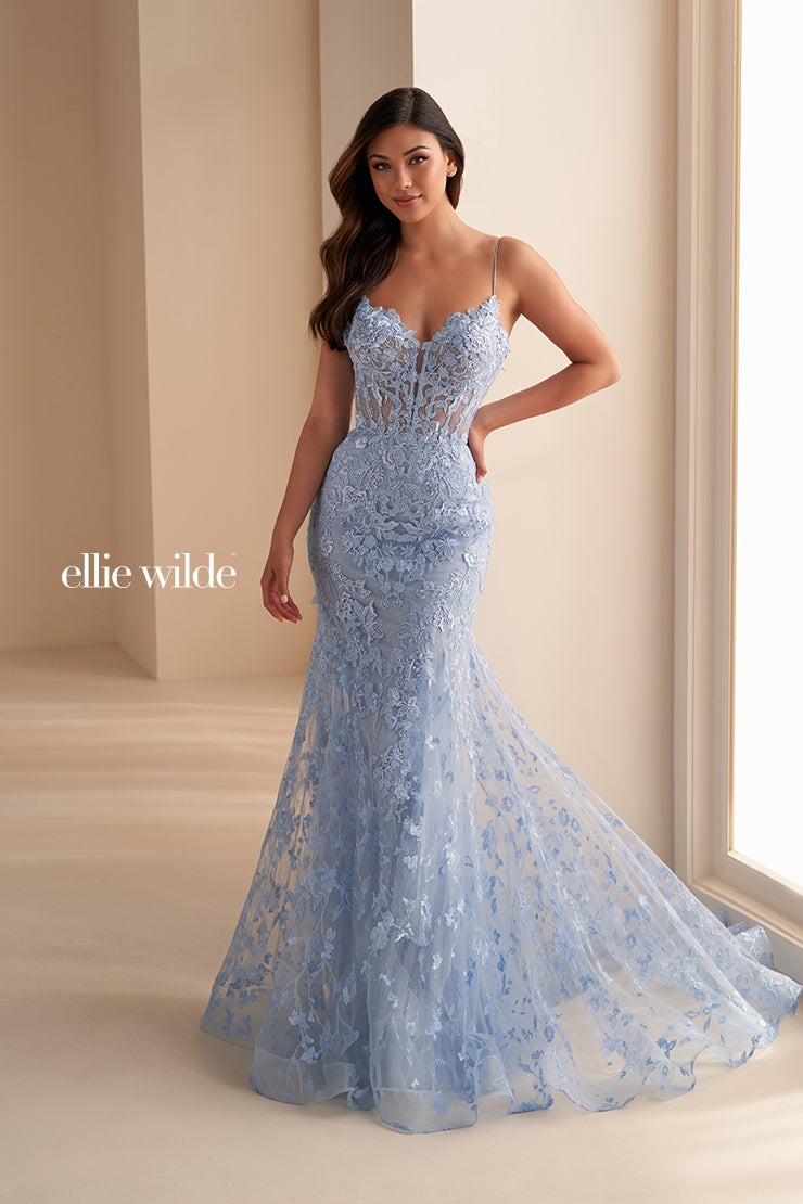 Ellie Wilde EW36008 Elegant Prom Dress - Perfect for Homecoming, Formal Dances & Special Occasions
