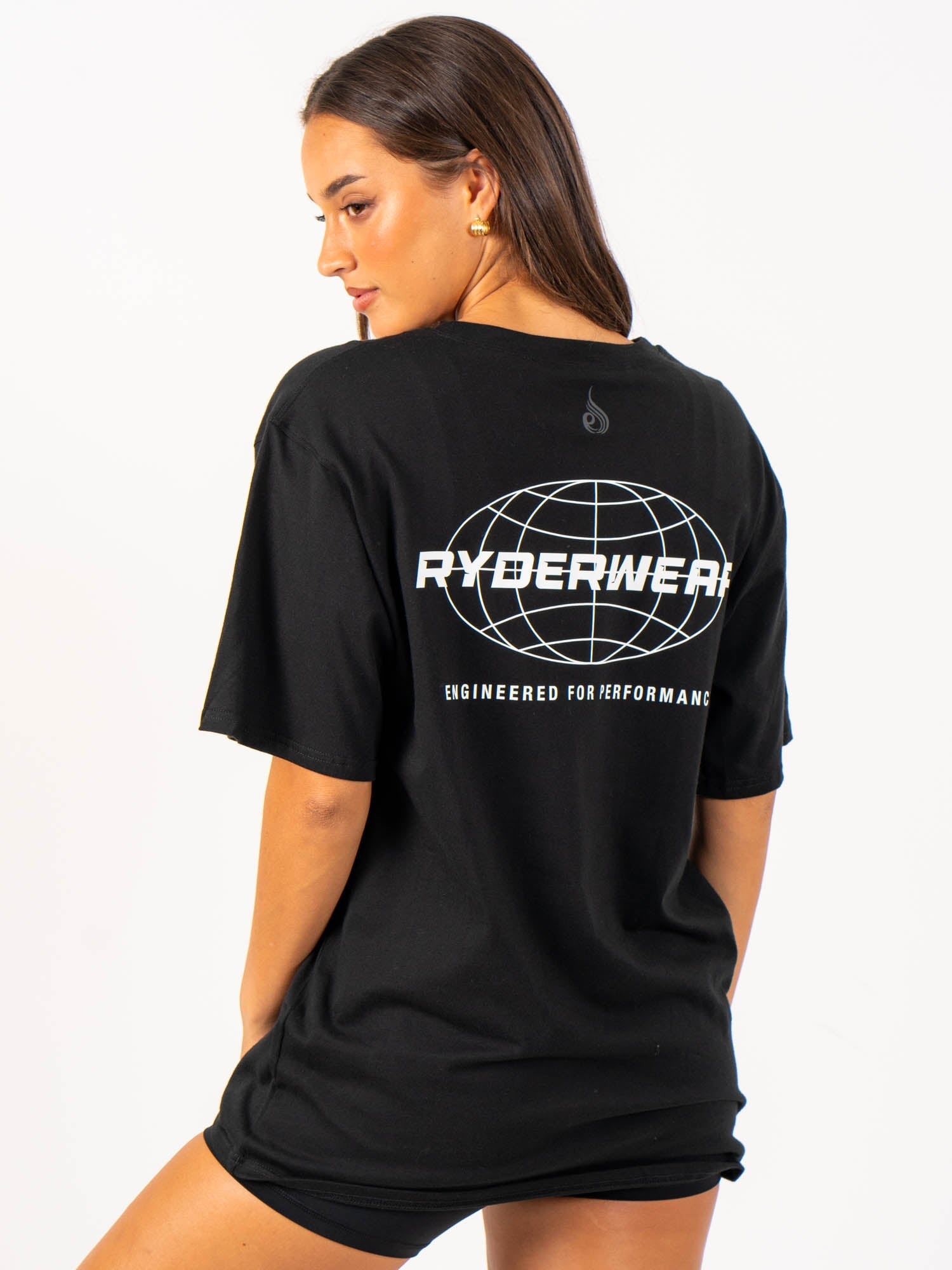 Energy Oversized T-Shirt for Men & Women - Comfortable Black Cotton Tee - Perfect for Casual Wear, Street Style & Loungewear