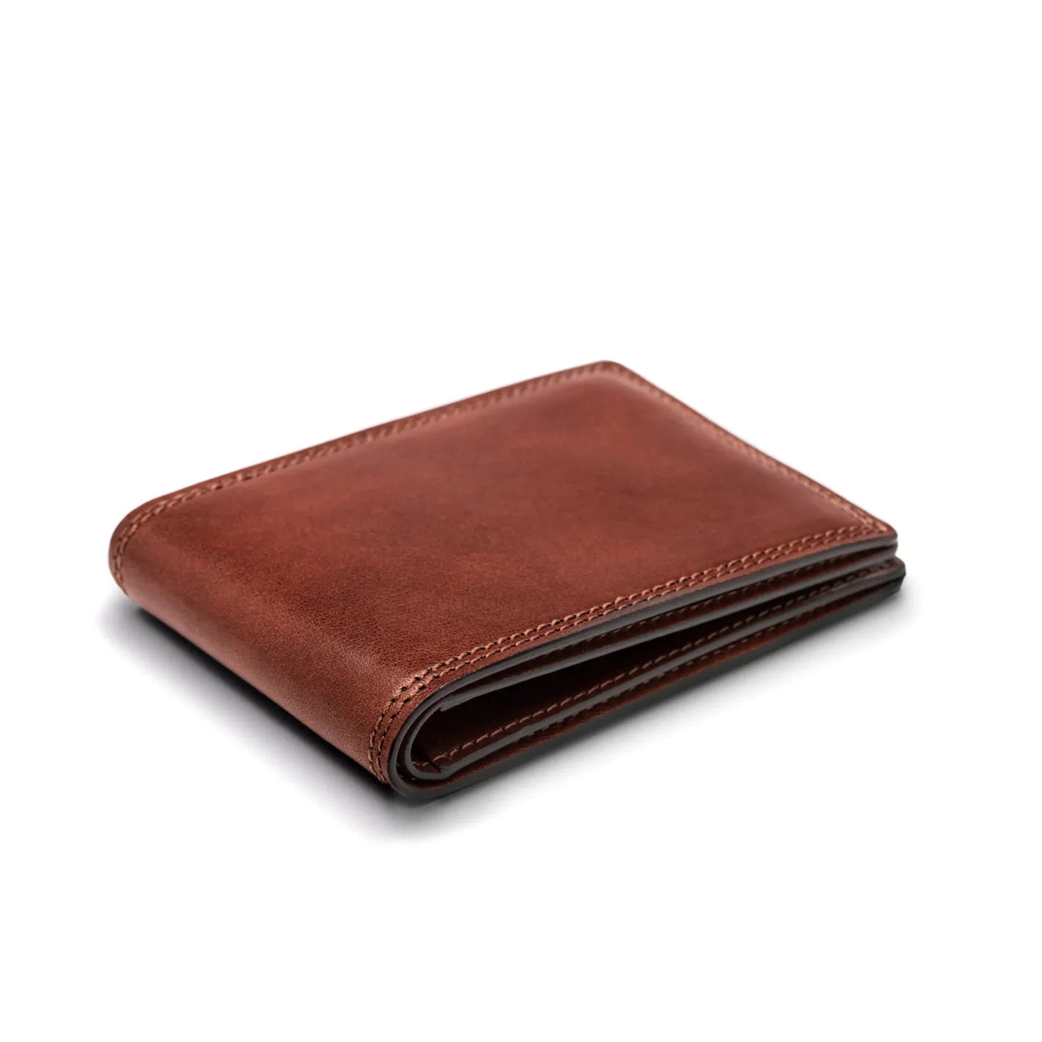 Bosca Dolce Genuine Leather Small Bifold Wallet for Men - Slim RFID Blocking Credit Card Holder & Cash Organizer (Perfect for Everyday Carry, Travel & Business)