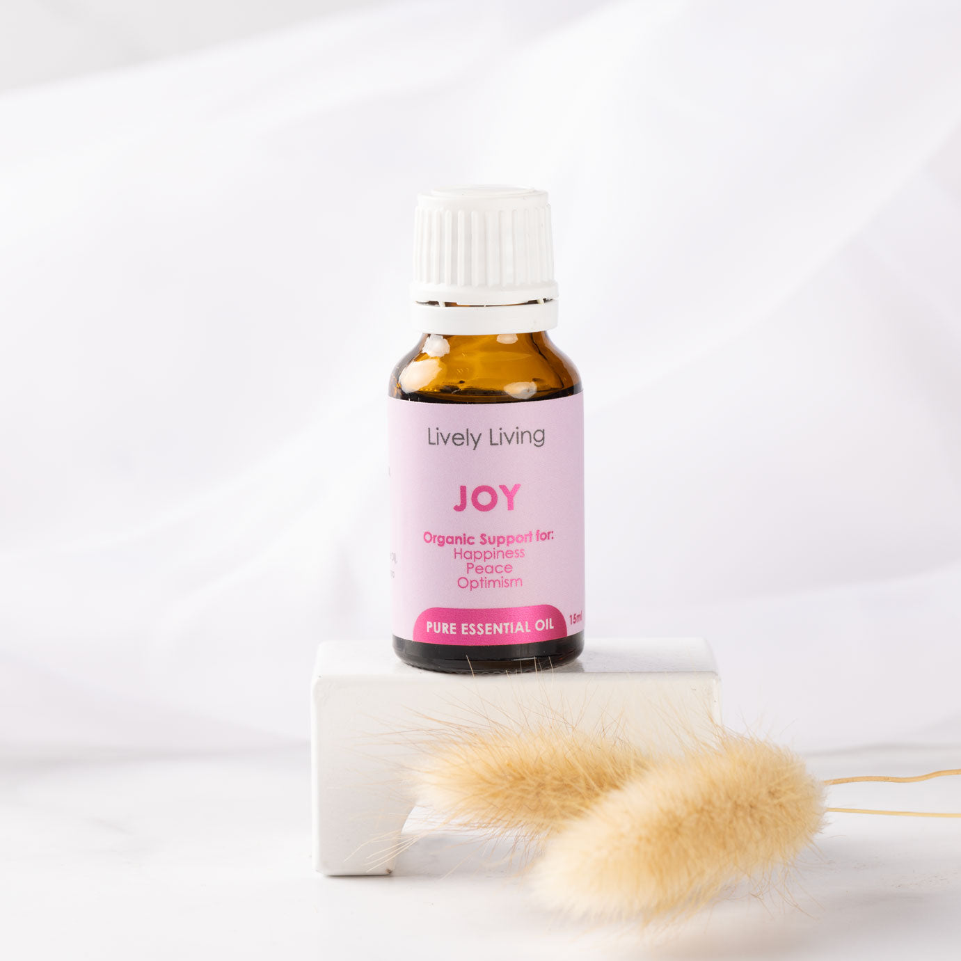Joy 15ml Pure Essential Oil for Aromatherapy, Diffuser & Massage - Relaxing Mood Booster for Home & Spa