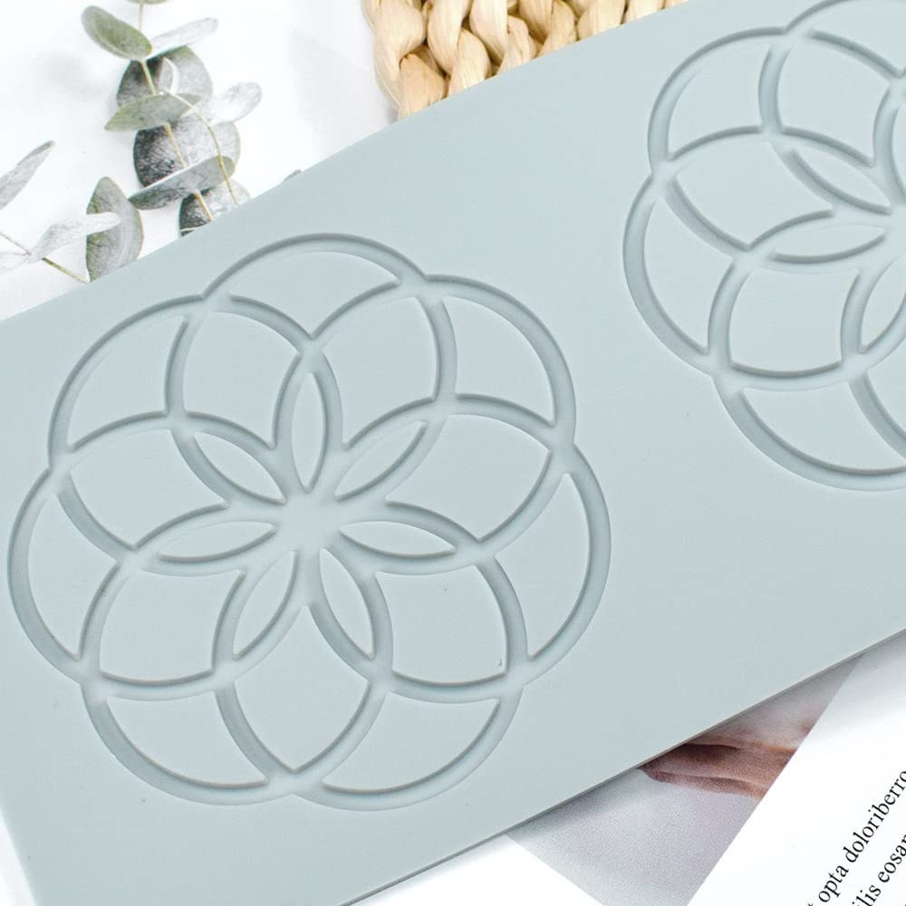 3D Hollow Leaf Fondant Lace Mold - Multi Leaves Flower Silicone Baking Molds for Cake Decorating, Chocolate, Sugar Candy & Cupcake - 7.72x3.8x0.12 Inch - Perfect for Wedding Cakes, Birthday Parties & DIY Dessert Decorations