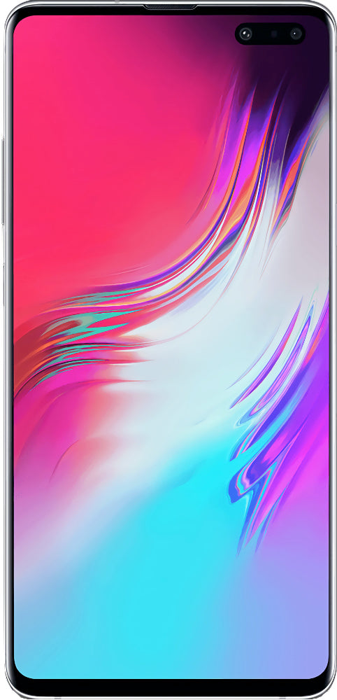 Samsung Galaxy S10 5G 256GB Smartphone - Crown Silver (Unlocked for Sprint) - Fast 5G Speed, Large Storage | Perfect for Streaming, Gaming & Business Use
