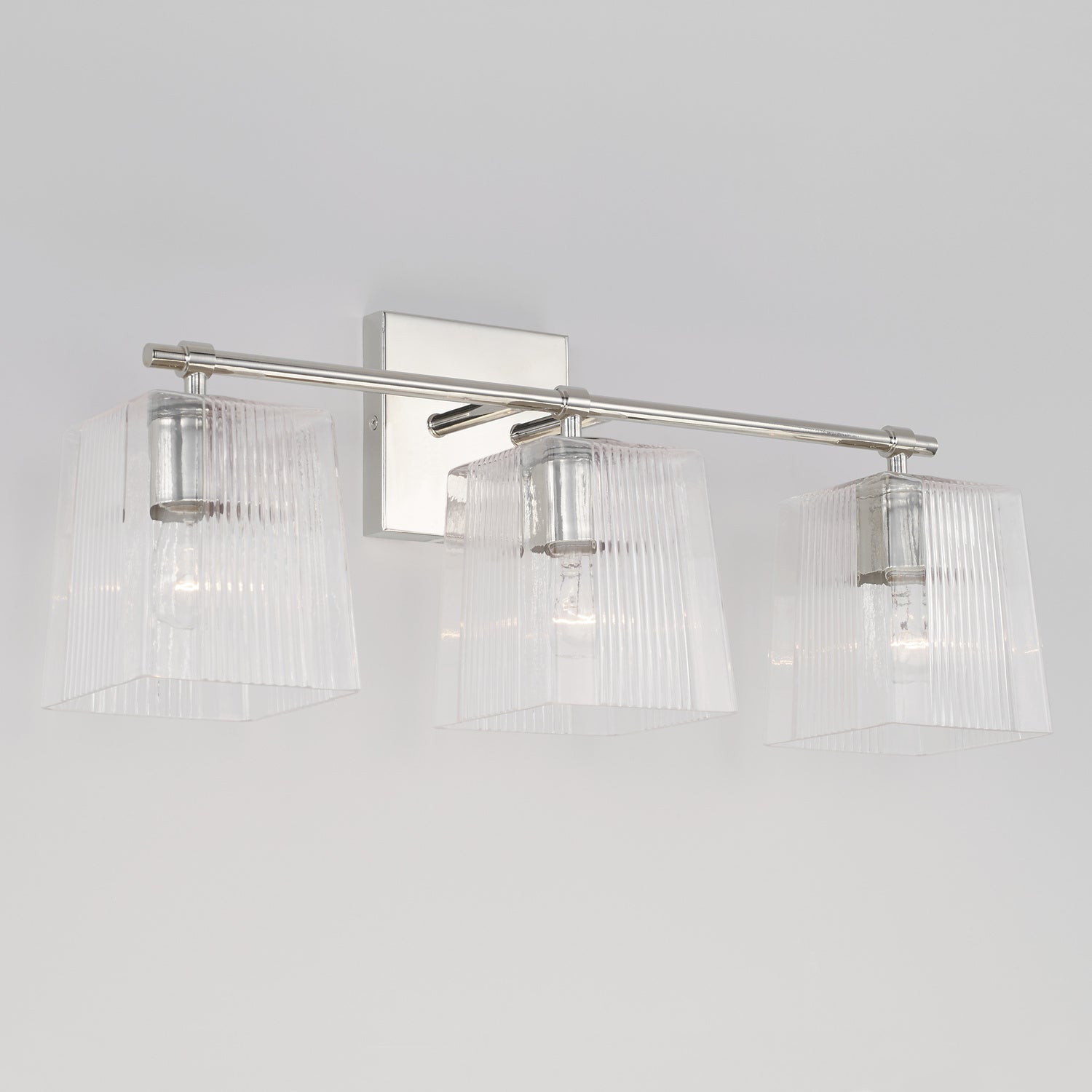 Capital Lighting Three Light Vanity - Modern Bathroom Light Fixture for Makeup & Grooming - Perfect for Bedroom, Bathroom & Dressing Room Vanity Areas