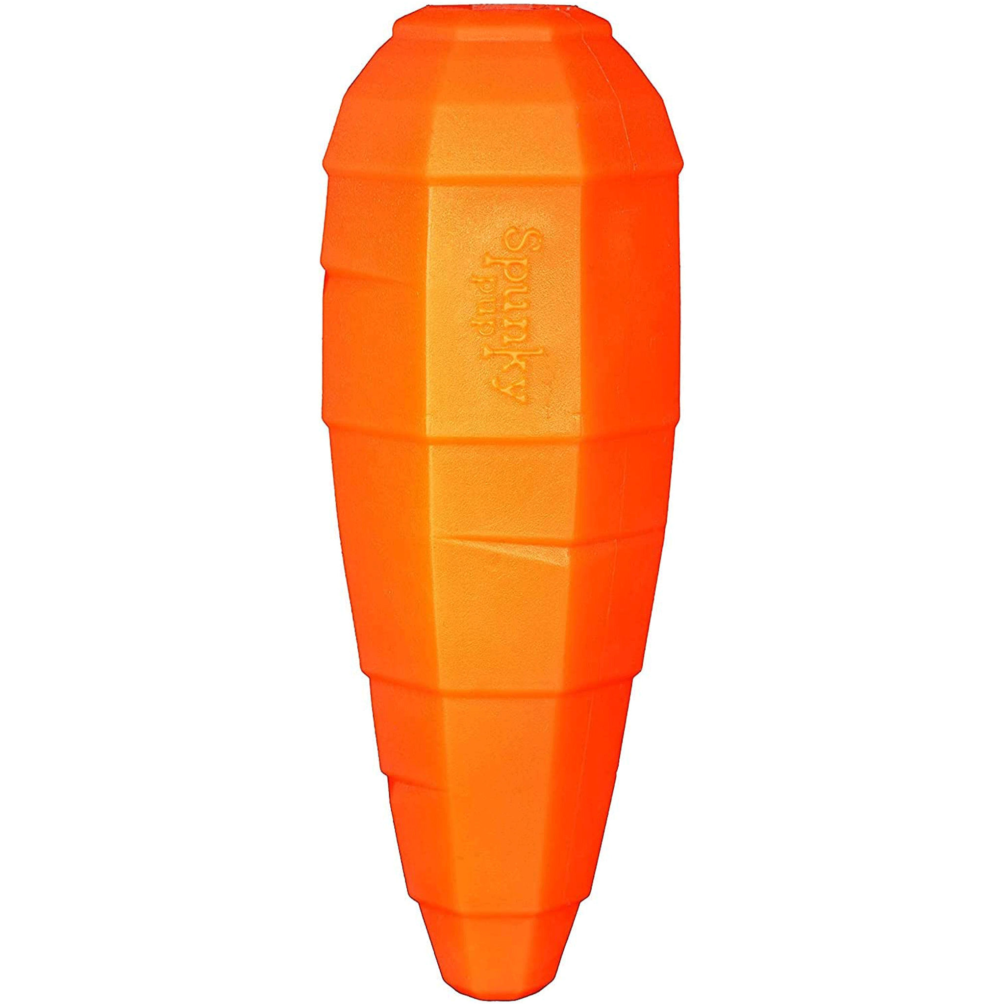 Spunky Pup Treat Holding Carrot - Durable Dog Chew Toy for Small & Medium Breeds - Interactive Treat Dispenser for Training & Playtime - Perfect for Indoor & Outdoor Use
