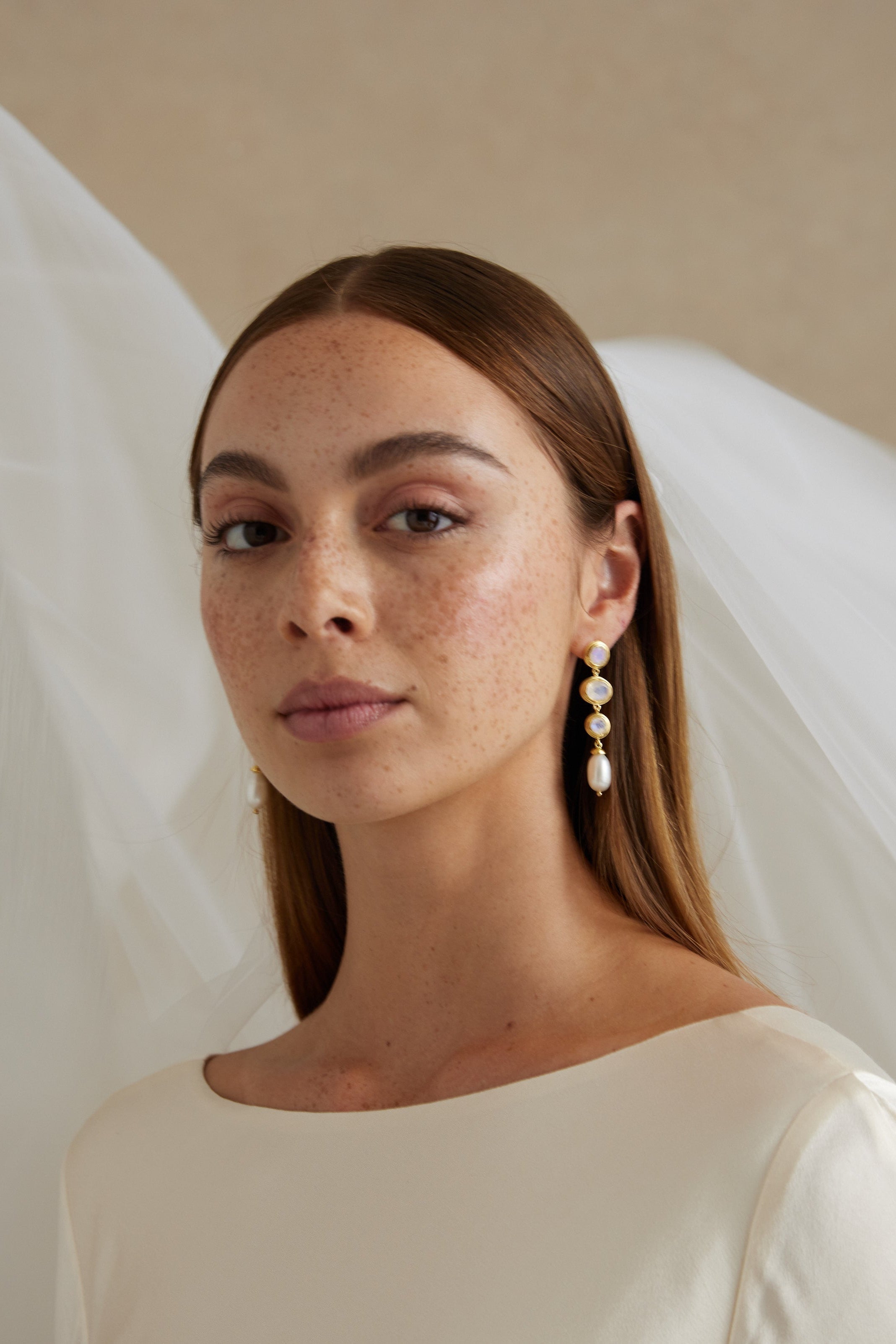 Elegant Eleanor Gold Earrings for Women - 14K Gold Plated Hoop Earrings, Perfect for Parties, Weddings & Everyday Wear