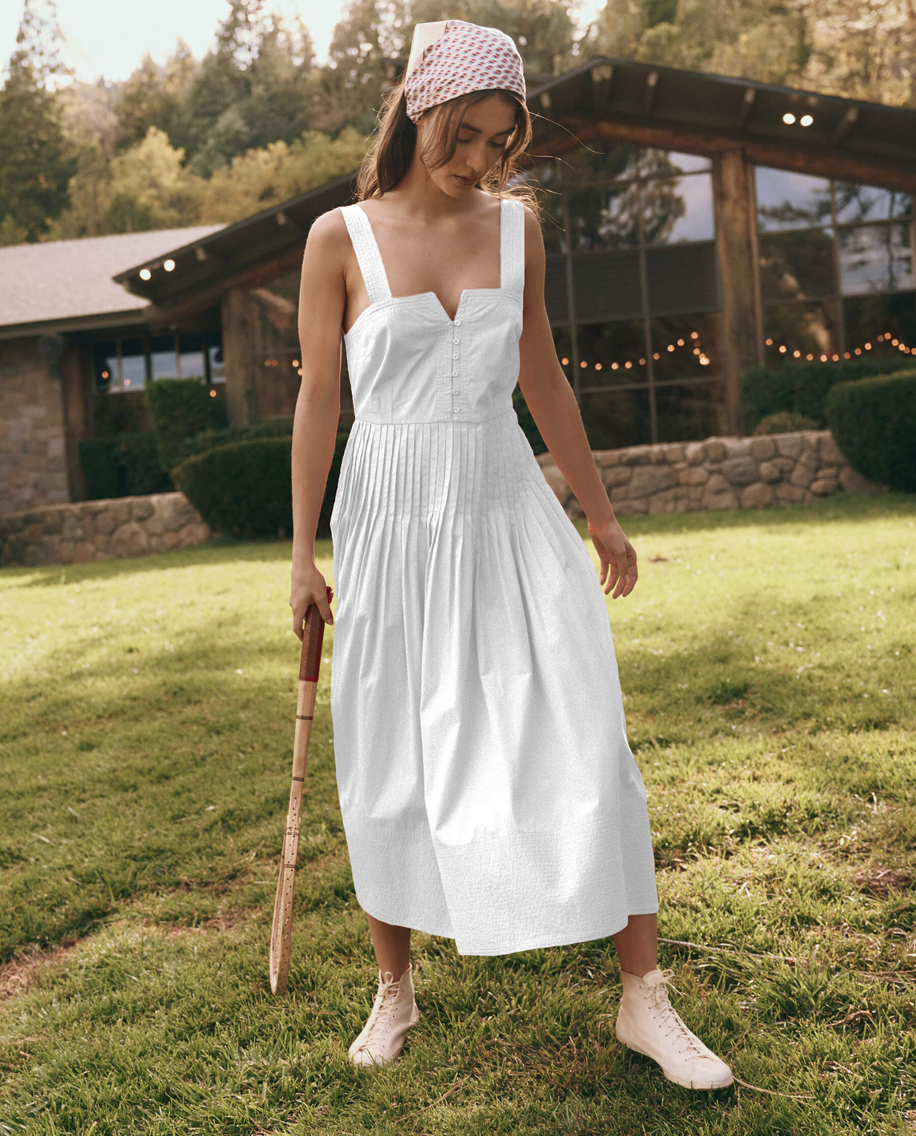 The Day Break Dress - Elegant White Summer Dress for Women | Perfect for Beach Vacations, Brunch Dates & Casual Outings