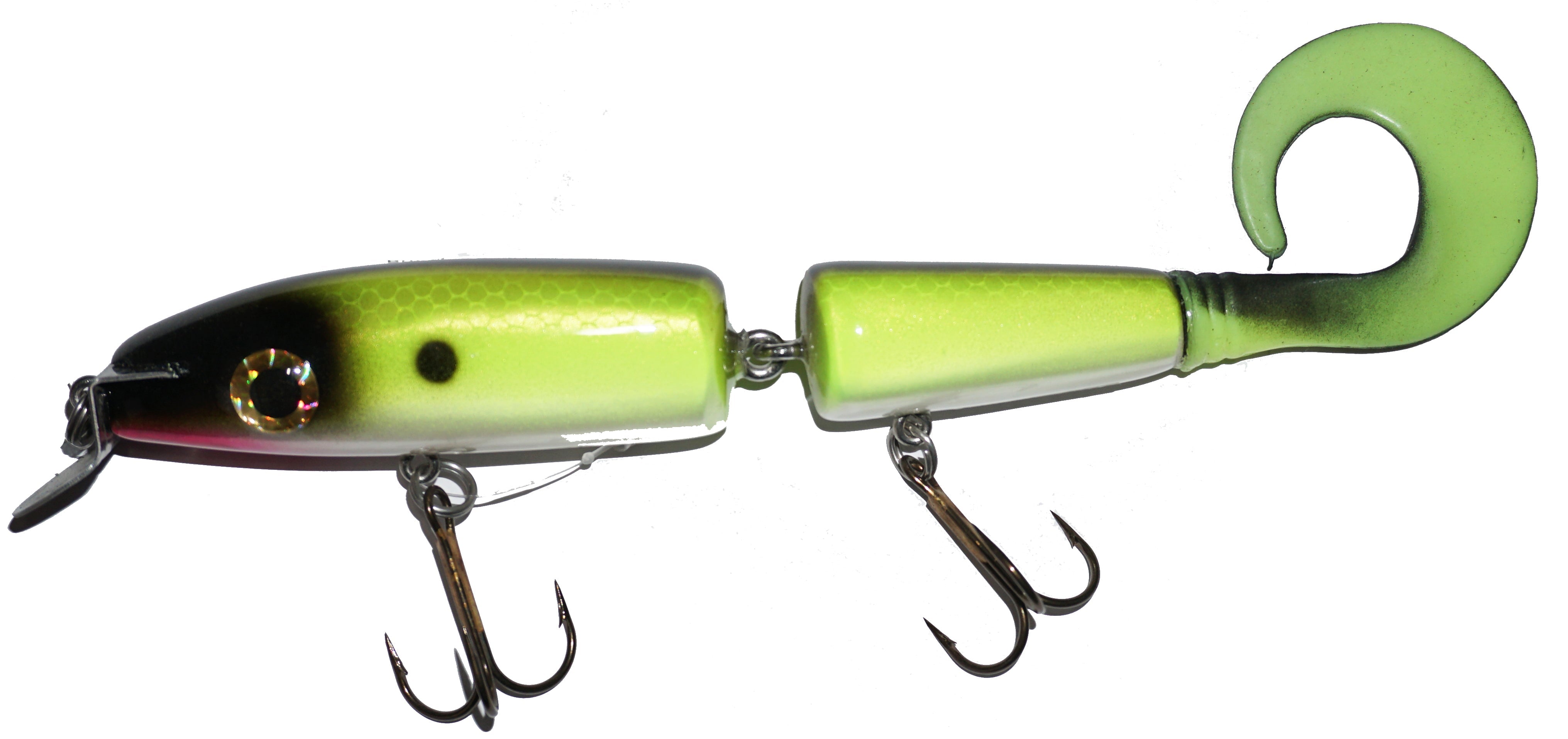 Big Fork Reef Digger Shallow Crankbait with Soft Tail - Premium Fishing Lure for Bass, Trout & Walleye - Perfect for Freshwater & Saltwater Fishing