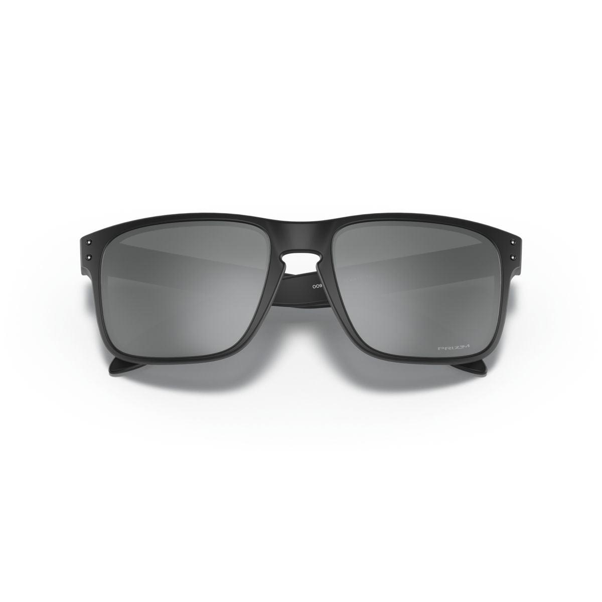 Oakley Holbrook Low Bridge Fit Sunglasses - Matte Black Frame with Prizm Black Lenses (Model 0OO9244 924427) for Outdoor Sports & Driving