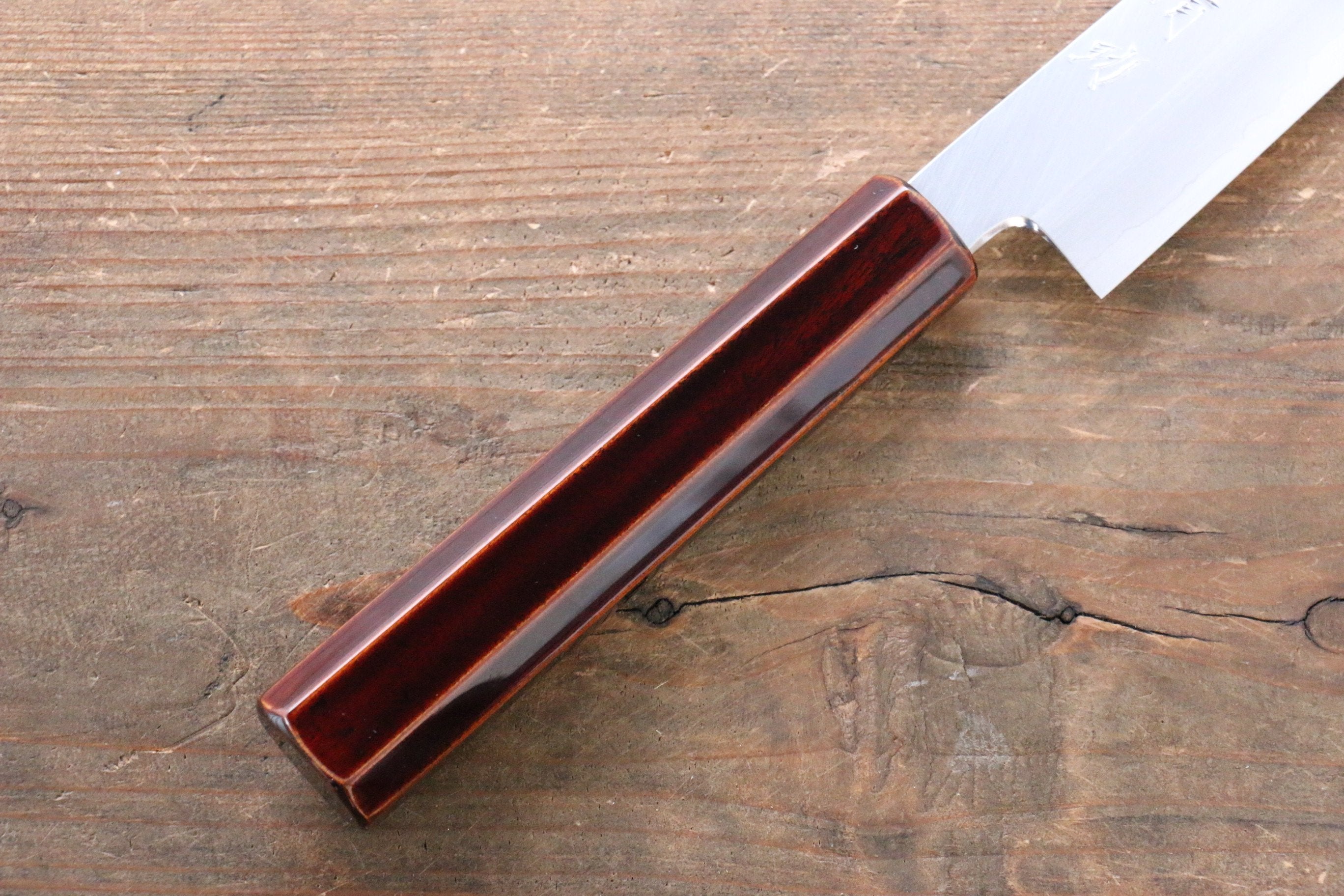 Premium Seisuke Silver Steel Kiritsuke Petty Utility Knife 150mm - Japanese High Carbon Stainless Steel Blade with Lacquered Wood Handle - Perfect for Sushi, Vegetables & Precision Kitchen Tasks