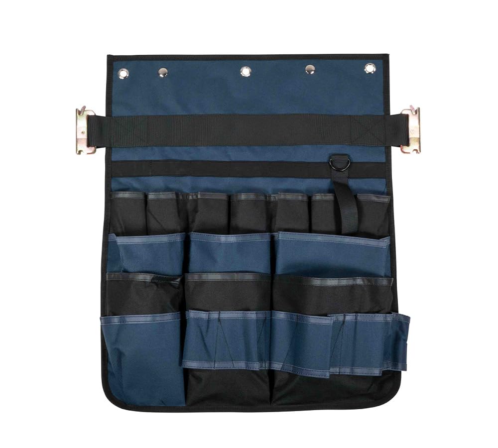 Mytee Products 4 Pack E-Track Hanging Tool Organizer - Heavy Duty Enclosed Trailer Wall Mount Tool Pouch with Multiple Pockets - E-Track Accessories for Trailers, Workshops & Garages - Perfect for Wrenches, Screwdrivers & Power Tools Storage