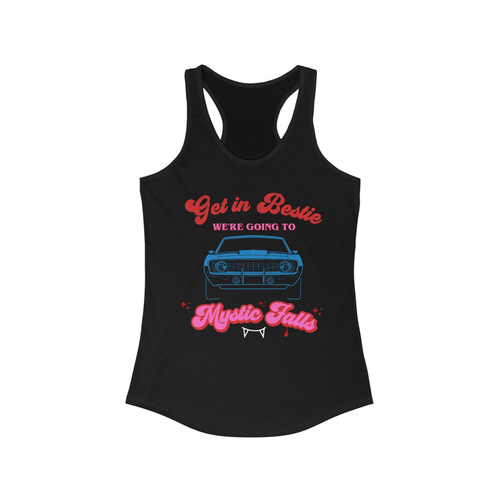 Mystic Falls Women's Tank Top - Soft & Breathable Summer Casual Wear for Outdoor Activities & Beach Vacations