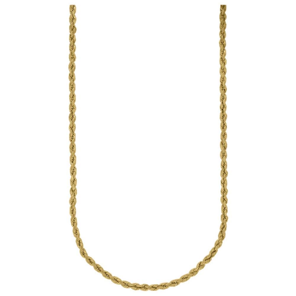 10k Yellow Gold Rope Chain Bracelet & Necklace - Durable Solid Gold Jewelry for Men & Women - Perfect for Gifts, Weddings, and Everyday Wear