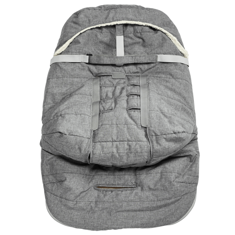 JJ Cole Urban Bundle Me Infant Car Seat Cover - Soft & Warm Winter Car Seat Liner for Babies - Perfect for Strollers, Car Seats, and Outdoor Adventures