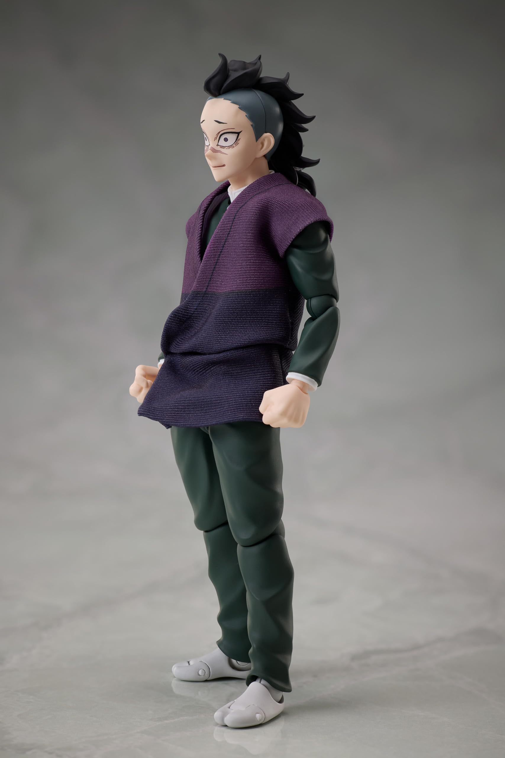 Aniplex Demon Slayer: Kimetsu no Yaiba – Genya Shinazugawa BUZZmod 1:12 Scale Action Figure - Collectible Anime Figure for Fans, Perfect for Display & Cosplay Scenes