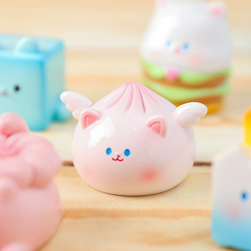 Foodie Cat Bean Series Blind Box - Cute Collectible Cat-Themed Surprise Toys for Cat Lovers | Perfect for Gifts, Party Favors & Home Decor