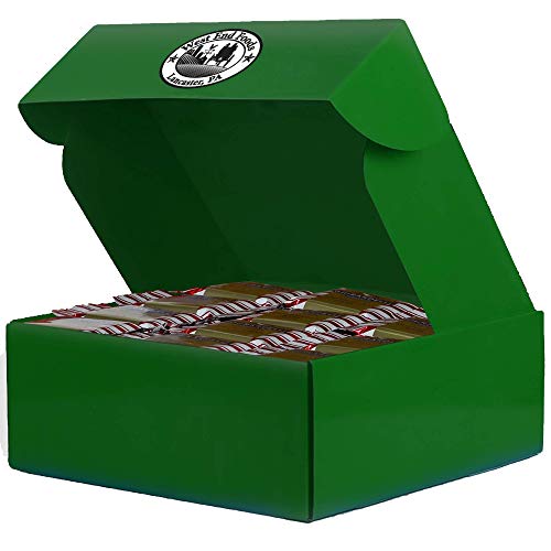Ghirardelli Milk Chocolate Peppermint Bark Candy - 144 Count Bulk Pack in 8x8x3 Green Gift Box | Holiday Treats, Christmas Gifts & Office Party Snacks