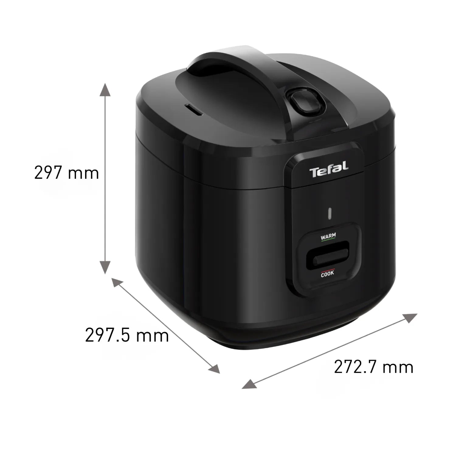 Tefal Everforce 11-Cup Rice Cooker - Black (Model RK3628) - Perfect for Family Dinners & Meal Prep