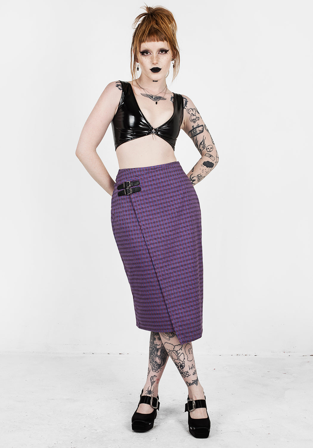 Jagger Midi Kilt - Premium Tartan Skirt for Women | Perfect for Celtic Festivals, Renaissance Fairs & Casual Wear