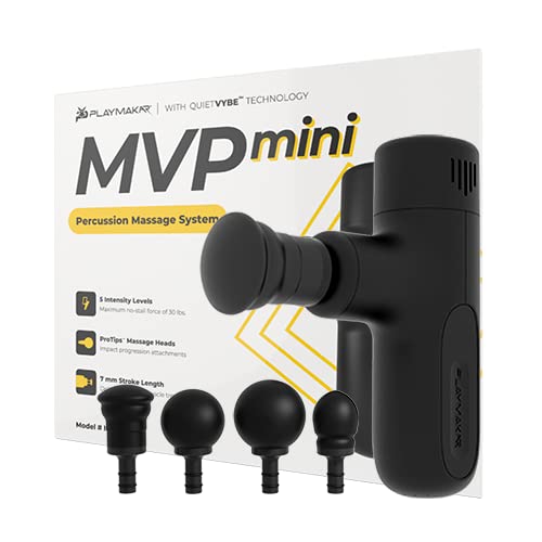PlayMakar MVP Mini Percussion Massager - Portable Deep Tissue Massage Gun for Muscle Recovery, Pain Relief & Relaxation | Perfect for Athletes, Gym Lovers & Home Use