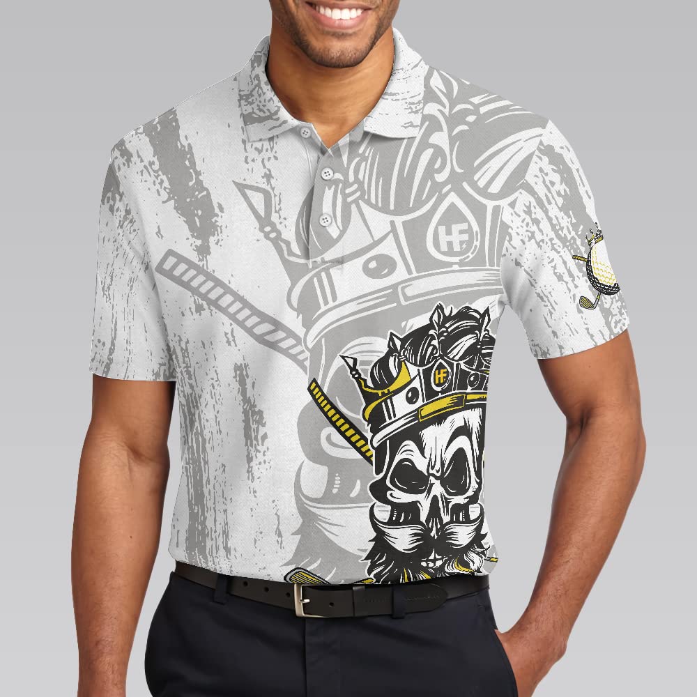 HYPERFAVOR Men's Performance Golf Polo Shirts - Moisture Wicking Short Sleeve Athletic Shirt for Golf & Casual Wear - Perfect for Golf Course, Clubhouse & Weekend Outings