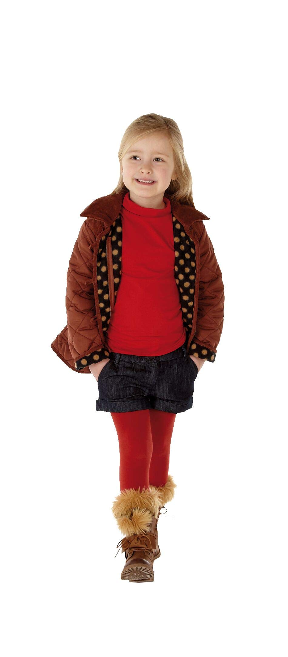Organic Winter Baby Girls' Tights - Soft & Warm 1-Pair Leggings for Toddlers - Perfect for Cold Weather, Playdates & Holiday Outfits