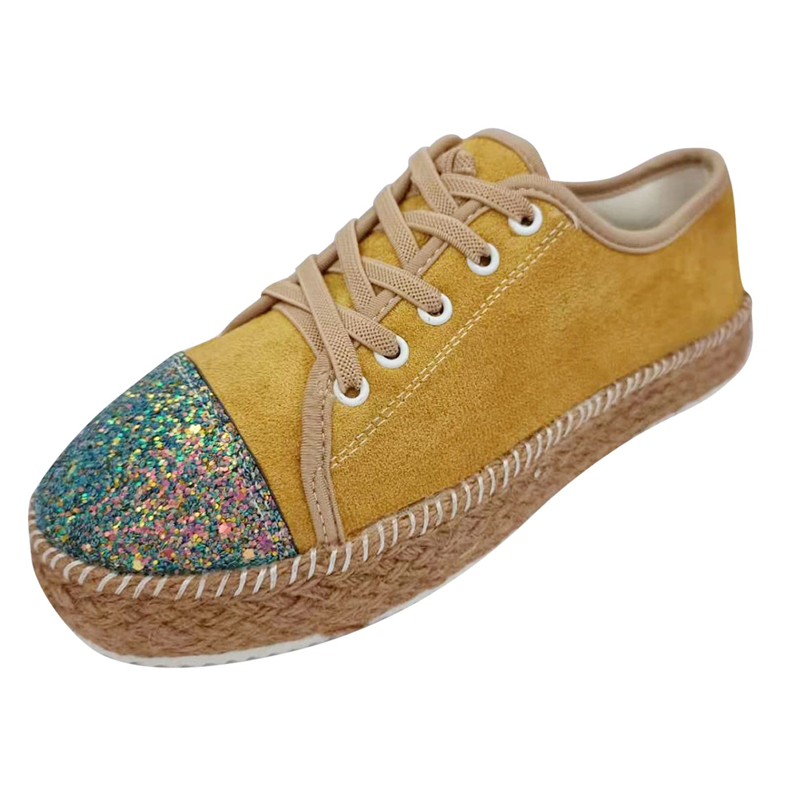 MLAGJSS Women's Slip-On Loafers - Breathable Mesh Walking Shoes with Air Cushion & Platform for Comfort - Perfect for Work, Travel and Casual Wear