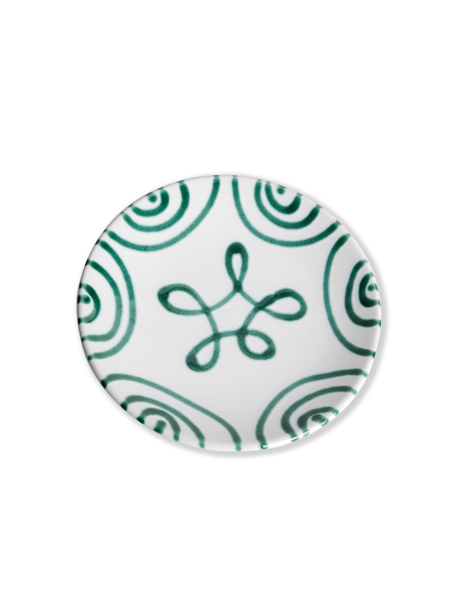Eco-Friendly Green Swirl Cup and Saucer Set - Ceramic Coffee Tea Cup with Saucer - Perfect for Home, Office, or Gift Giving