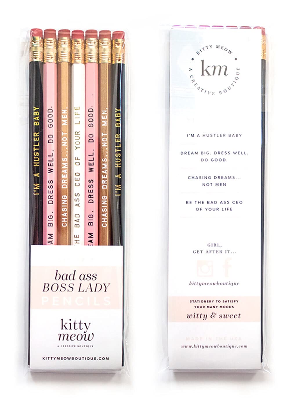 Delightly Boss Babe Kit - 14oz Tumbler, 3 Mini Notebooks, Pencil Set, Emery Boards, Magnet & Sticker - Perfect Office Gift for Women, Coworkers & Employee Appreciation - Great for Work, Motivation & Daily Inspiration