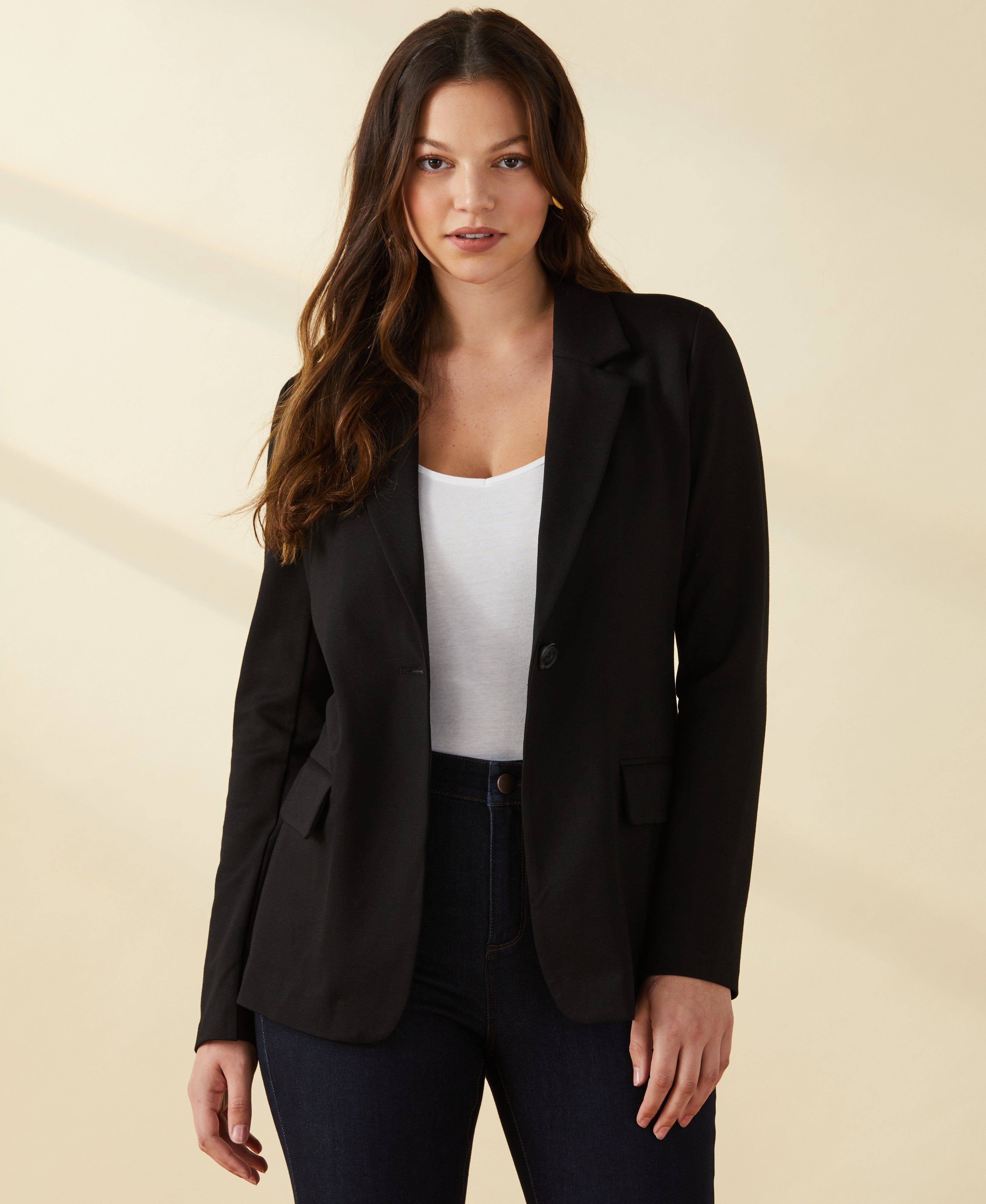 Stylish Single Breasted Blazer for Women & Men - Slim Fit Business Formal Jacket for Office, Wedding & Special Occasions