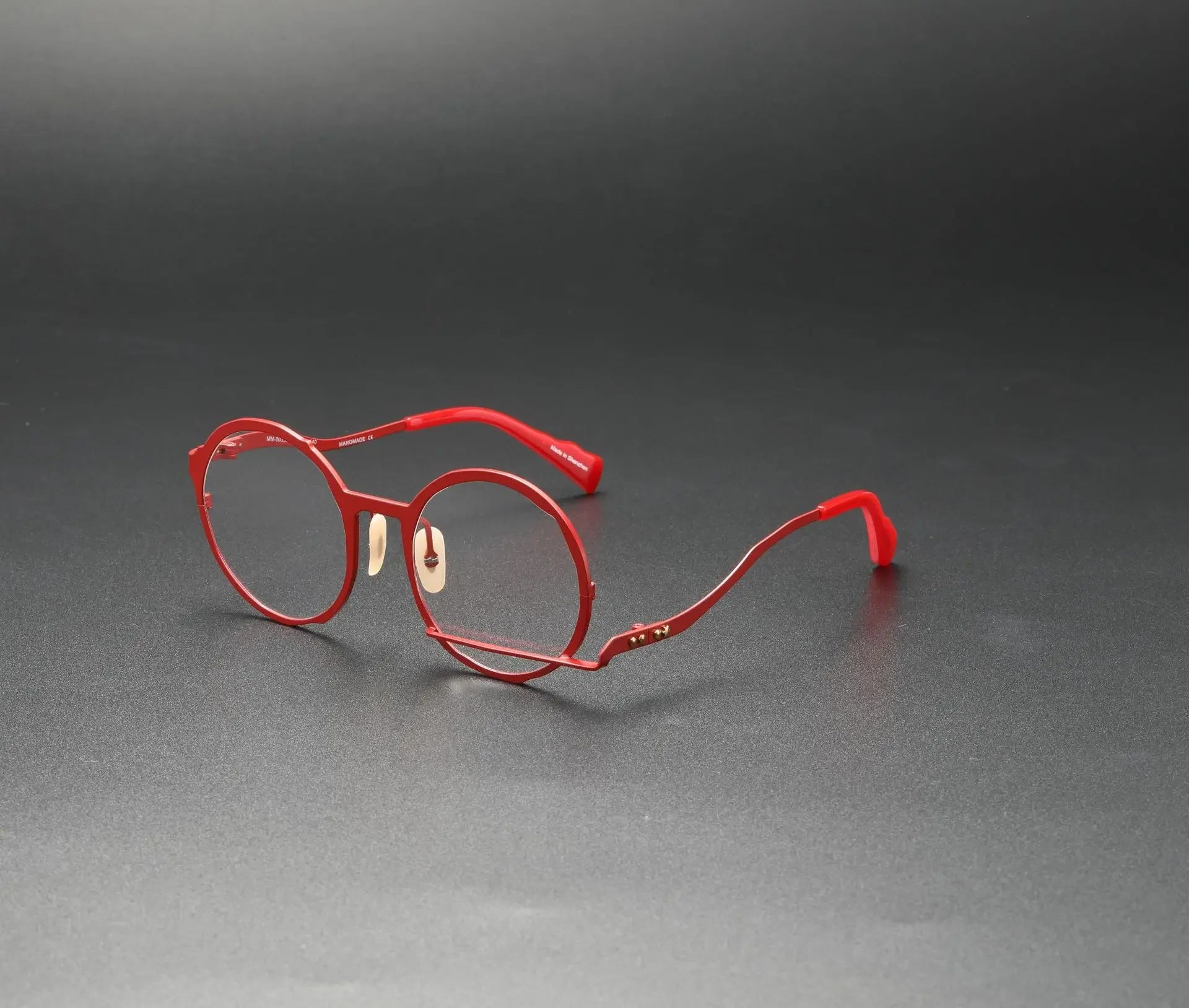 Aror Unisex Full Rim Round Acetate Alloy Eyeglasses 49431 - Stylish & Durable Frame for Men & Women - Perfect for Reading, Work & Fashion Accessories