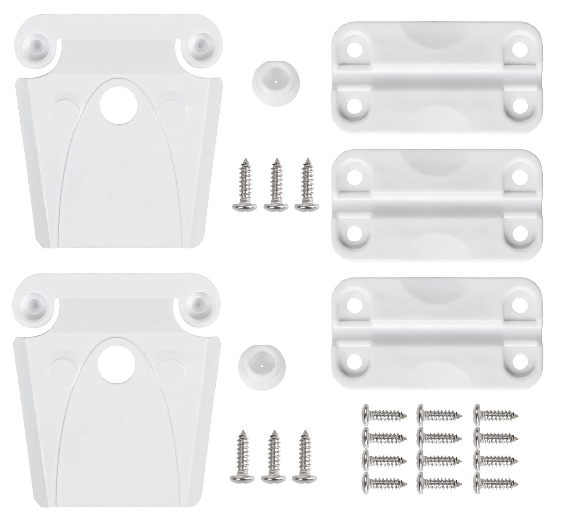 JSP Manufacturing Replacement Latch and Hinge Kit for Igloo Coolers - 2 Latches, 3 Hinges & Screws Included - Perfect for Cooler Repair and Maintenance